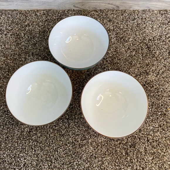 Porcelain Chinese Rice Three Bowl HAPPY FAT CAT THEME 4.5 In - Picture 6 of 6